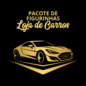 PACOTE DE FIGURINHAS - LOJA DE CARROS